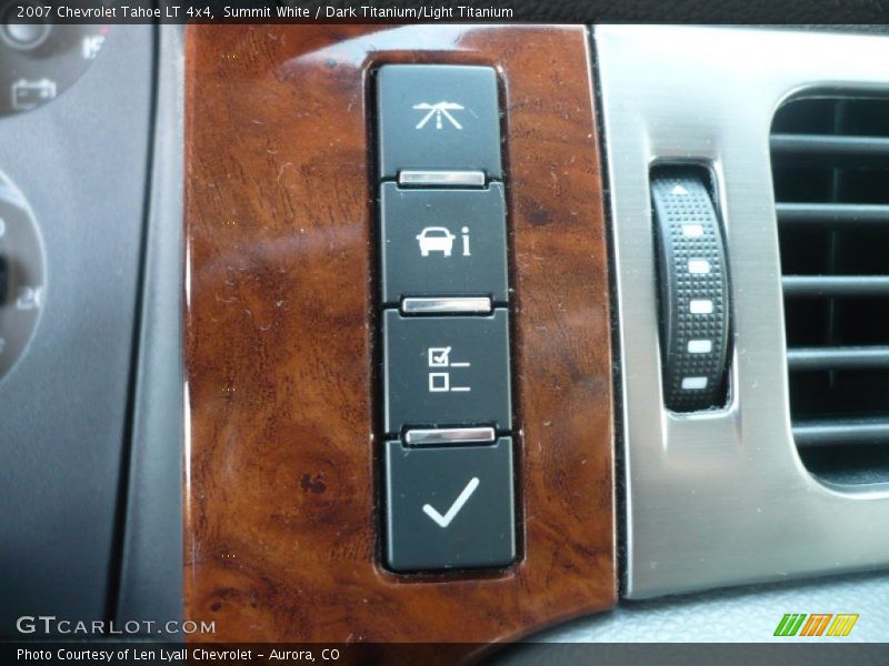 Summit White / Dark Titanium/Light Titanium 2007 Chevrolet Tahoe LT 4x4