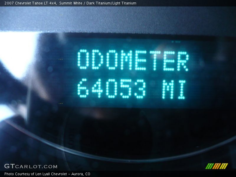 Summit White / Dark Titanium/Light Titanium 2007 Chevrolet Tahoe LT 4x4