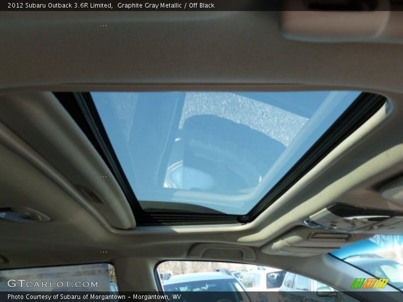 Graphite Gray Metallic / Off Black 2012 Subaru Outback 3.6R Limited