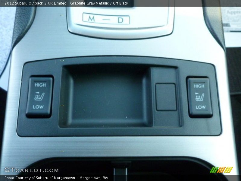 Graphite Gray Metallic / Off Black 2012 Subaru Outback 3.6R Limited