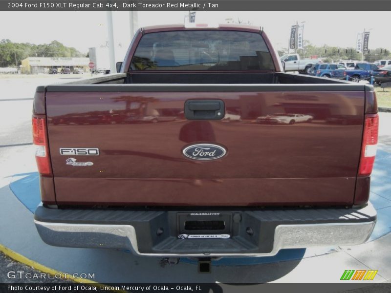 Dark Toreador Red Metallic / Tan 2004 Ford F150 XLT Regular Cab 4x4