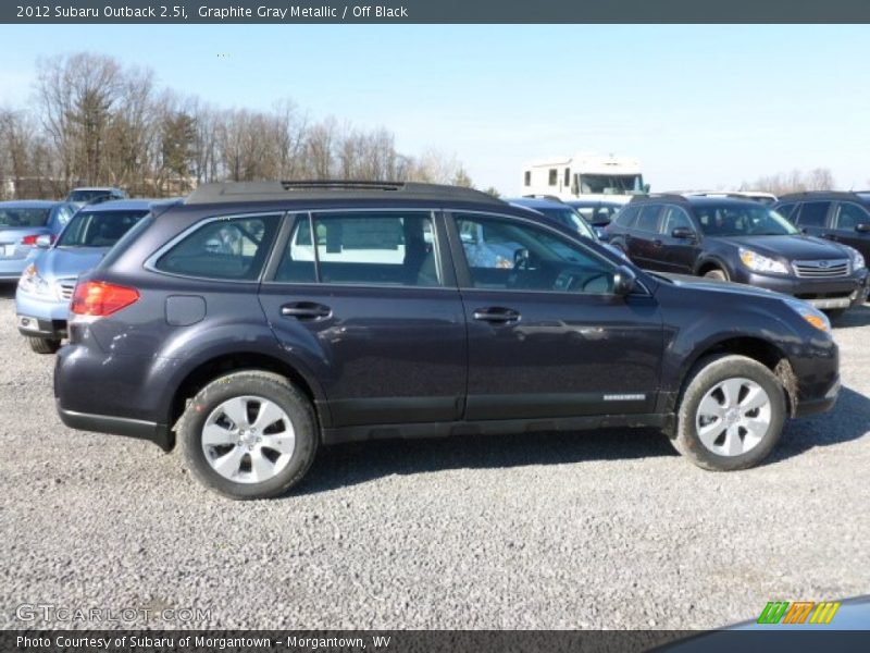Graphite Gray Metallic / Off Black 2012 Subaru Outback 2.5i