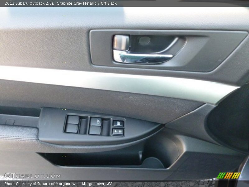 Graphite Gray Metallic / Off Black 2012 Subaru Outback 2.5i