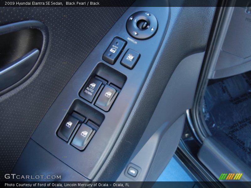 Black Pearl / Black 2009 Hyundai Elantra SE Sedan