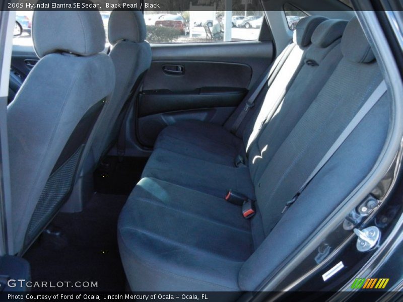 Black Pearl / Black 2009 Hyundai Elantra SE Sedan