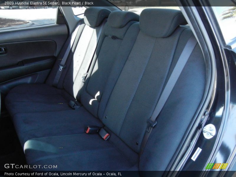 Black Pearl / Black 2009 Hyundai Elantra SE Sedan
