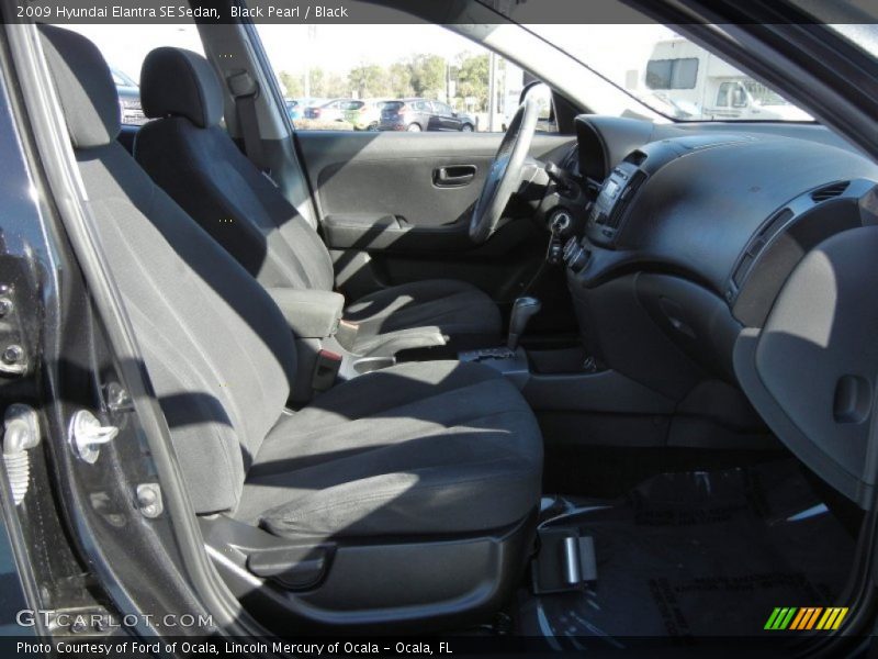 Black Pearl / Black 2009 Hyundai Elantra SE Sedan