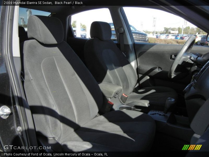 Black Pearl / Black 2009 Hyundai Elantra SE Sedan