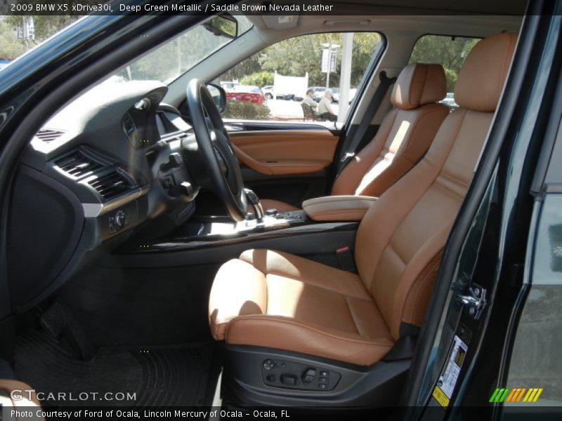  2009 X5 xDrive30i Saddle Brown Nevada Leather Interior