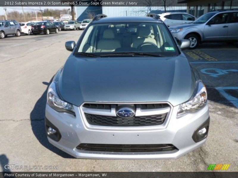 Sage Green Metallic / Ivory 2012 Subaru Impreza 2.0i Sport Limited 5 Door