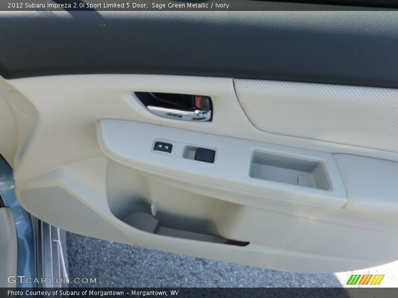 Sage Green Metallic / Ivory 2012 Subaru Impreza 2.0i Sport Limited 5 Door
