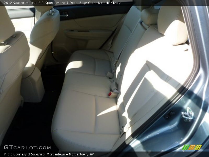 Sage Green Metallic / Ivory 2012 Subaru Impreza 2.0i Sport Limited 5 Door