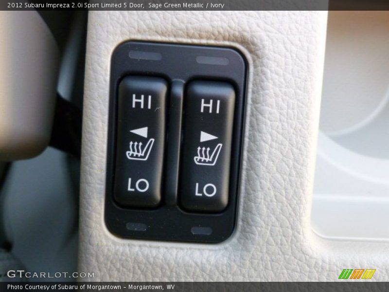Sage Green Metallic / Ivory 2012 Subaru Impreza 2.0i Sport Limited 5 Door