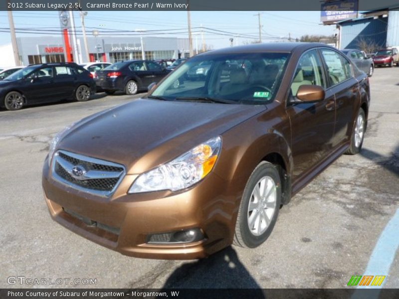 Caramel Bronze Pearl / Warm Ivory 2012 Subaru Legacy 2.5i