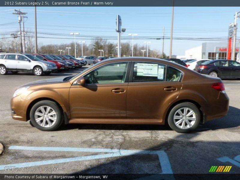 Caramel Bronze Pearl / Warm Ivory 2012 Subaru Legacy 2.5i