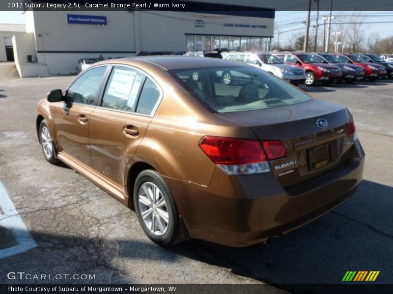 Caramel Bronze Pearl / Warm Ivory 2012 Subaru Legacy 2.5i