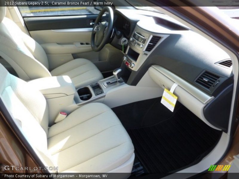 Caramel Bronze Pearl / Warm Ivory 2012 Subaru Legacy 2.5i