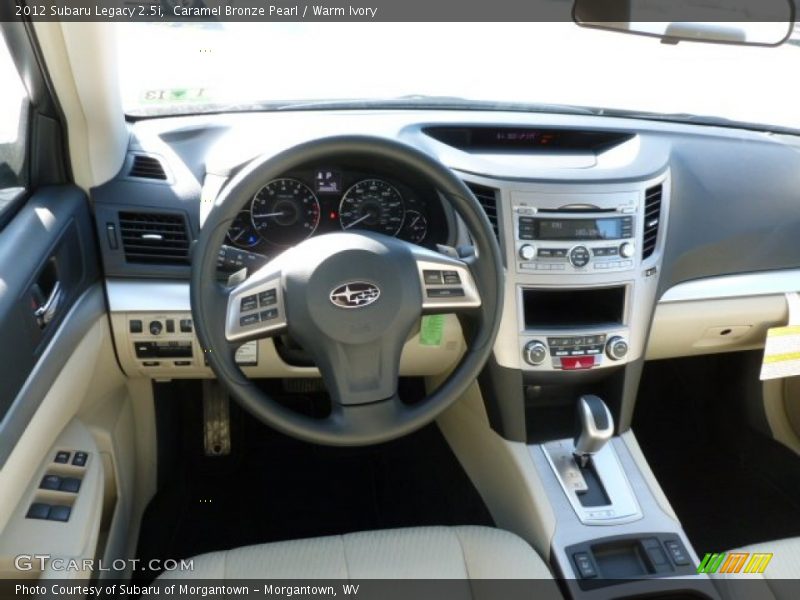 Caramel Bronze Pearl / Warm Ivory 2012 Subaru Legacy 2.5i