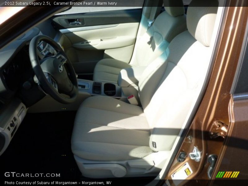 Caramel Bronze Pearl / Warm Ivory 2012 Subaru Legacy 2.5i