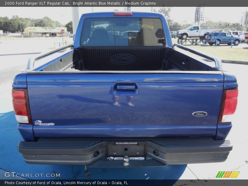 Bright Atlantic Blue Metallic / Medium Graphite 2000 Ford Ranger XLT Regular Cab