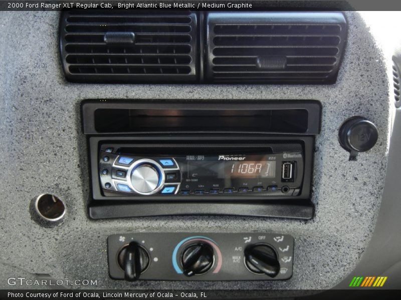 Bright Atlantic Blue Metallic / Medium Graphite 2000 Ford Ranger XLT Regular Cab