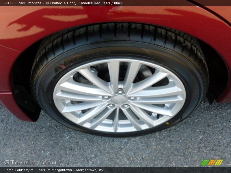Camellia Red Pearl / Black 2012 Subaru Impreza 2.0i Limited 4 Door