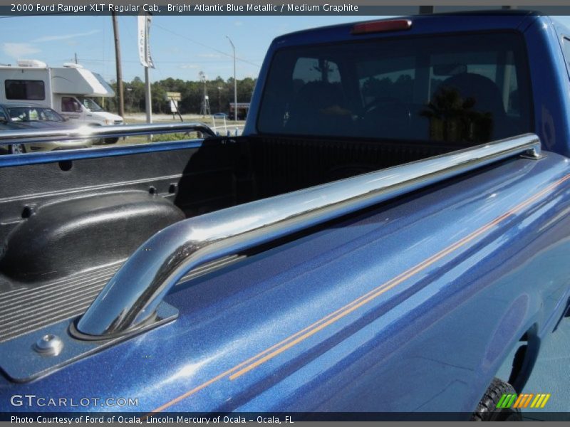 Bright Atlantic Blue Metallic / Medium Graphite 2000 Ford Ranger XLT Regular Cab
