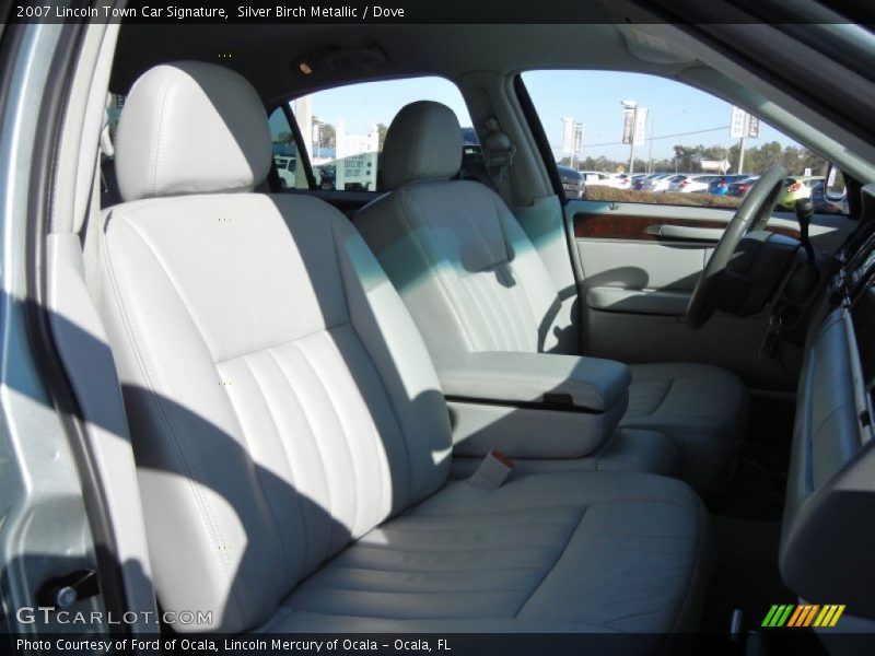 Silver Birch Metallic / Dove 2007 Lincoln Town Car Signature