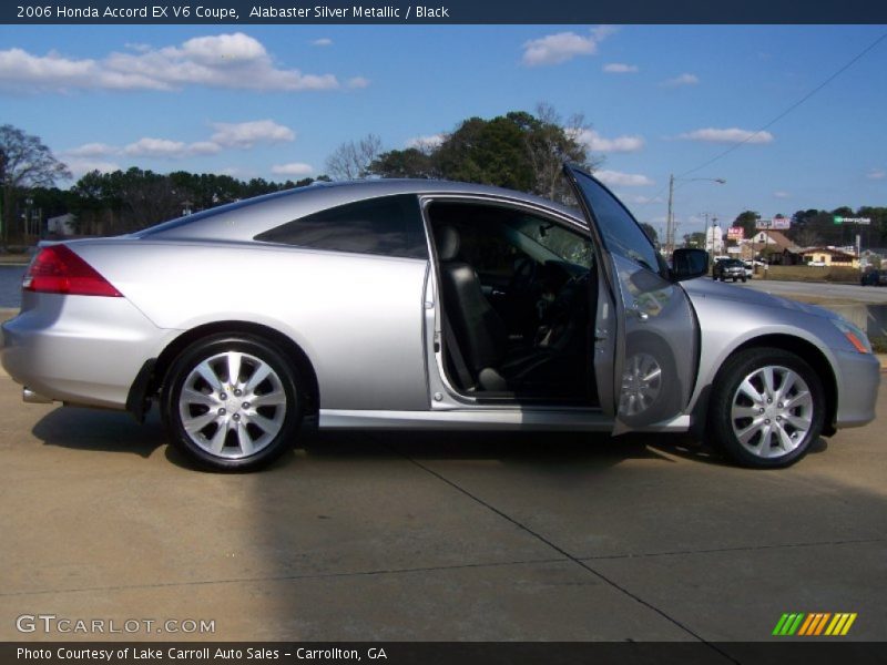 Alabaster Silver Metallic / Black 2006 Honda Accord EX V6 Coupe