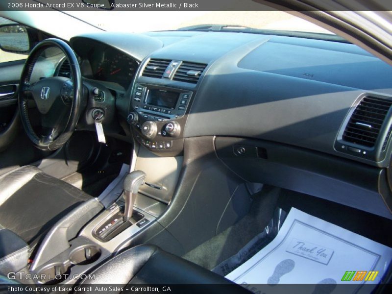 Alabaster Silver Metallic / Black 2006 Honda Accord EX V6 Coupe