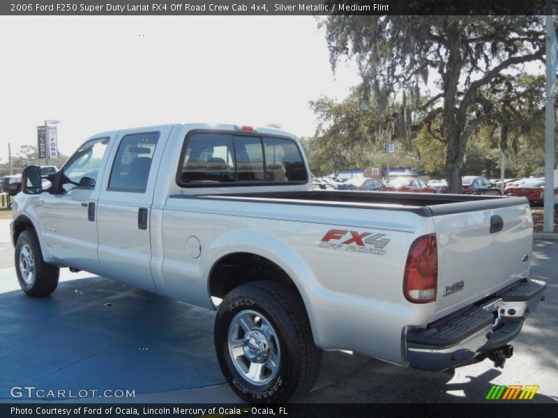 Silver Metallic / Medium Flint 2006 Ford F250 Super Duty Lariat FX4 Off Road Crew Cab 4x4