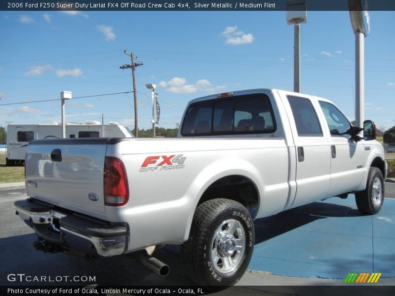  2006 F250 Super Duty Lariat FX4 Off Road Crew Cab 4x4 Silver Metallic