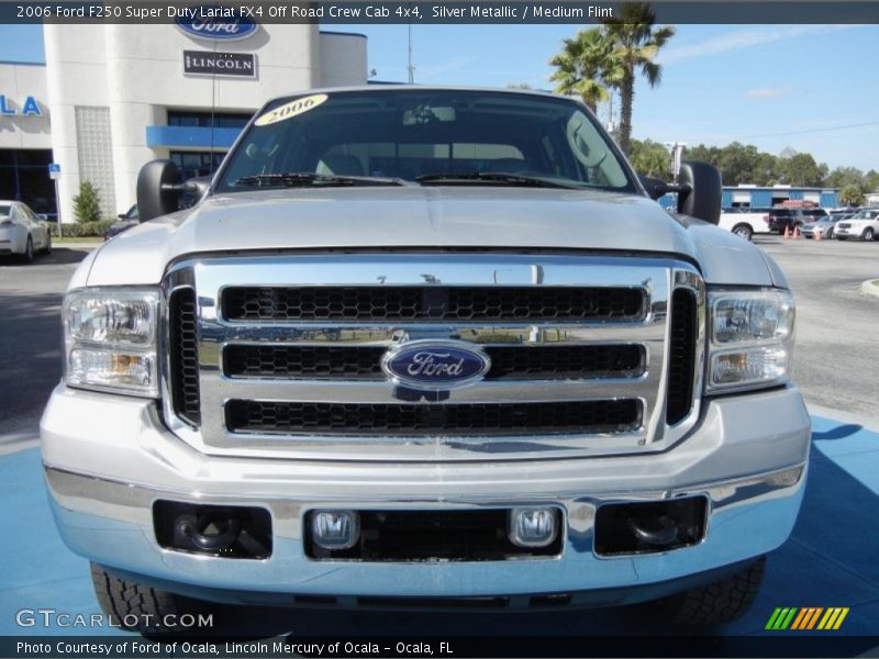 Silver Metallic / Medium Flint 2006 Ford F250 Super Duty Lariat FX4 Off Road Crew Cab 4x4