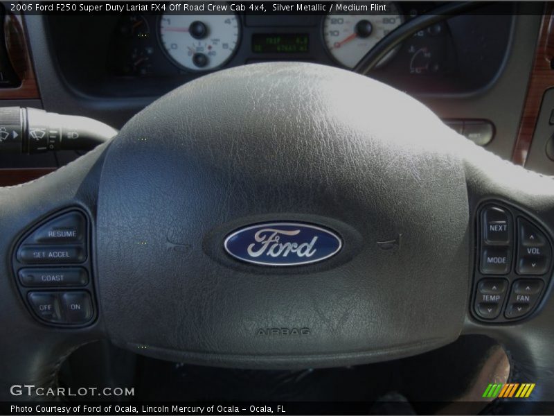 Silver Metallic / Medium Flint 2006 Ford F250 Super Duty Lariat FX4 Off Road Crew Cab 4x4