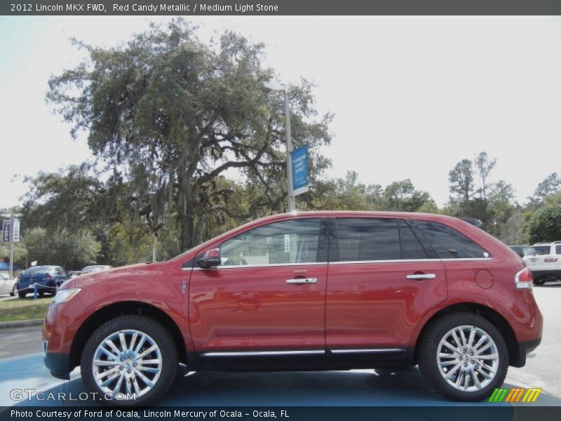 Red Candy Metallic / Medium Light Stone 2012 Lincoln MKX FWD
