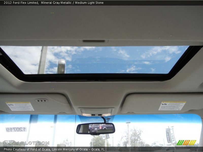 Mineral Gray Metallic / Medium Light Stone 2012 Ford Flex Limited