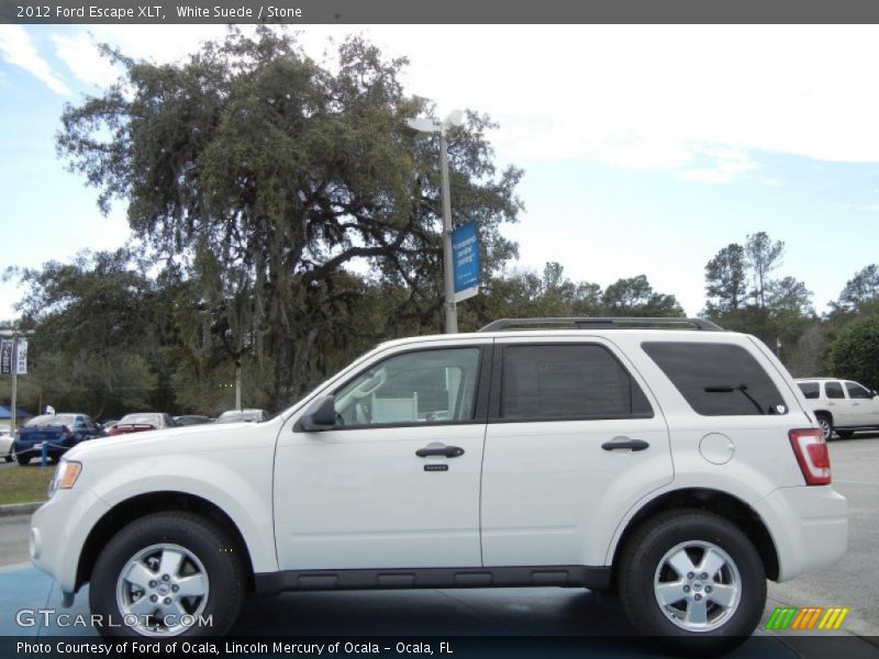 White Suede / Stone 2012 Ford Escape XLT