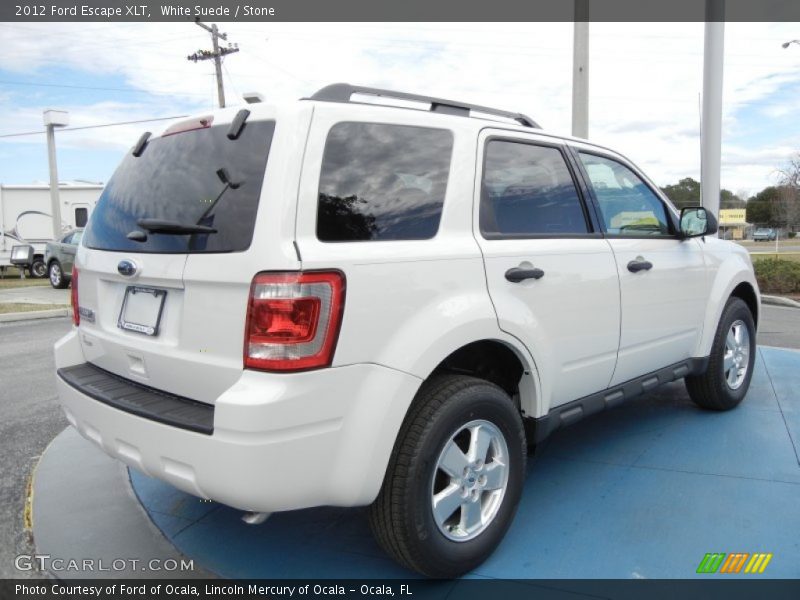 White Suede / Stone 2012 Ford Escape XLT
