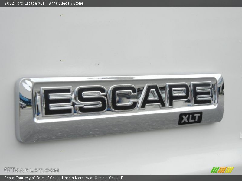 White Suede / Stone 2012 Ford Escape XLT