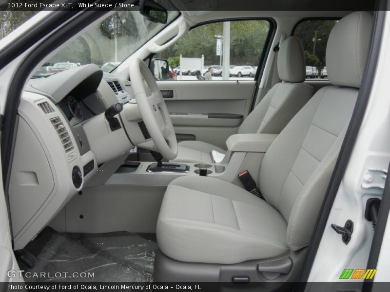 White Suede / Stone 2012 Ford Escape XLT