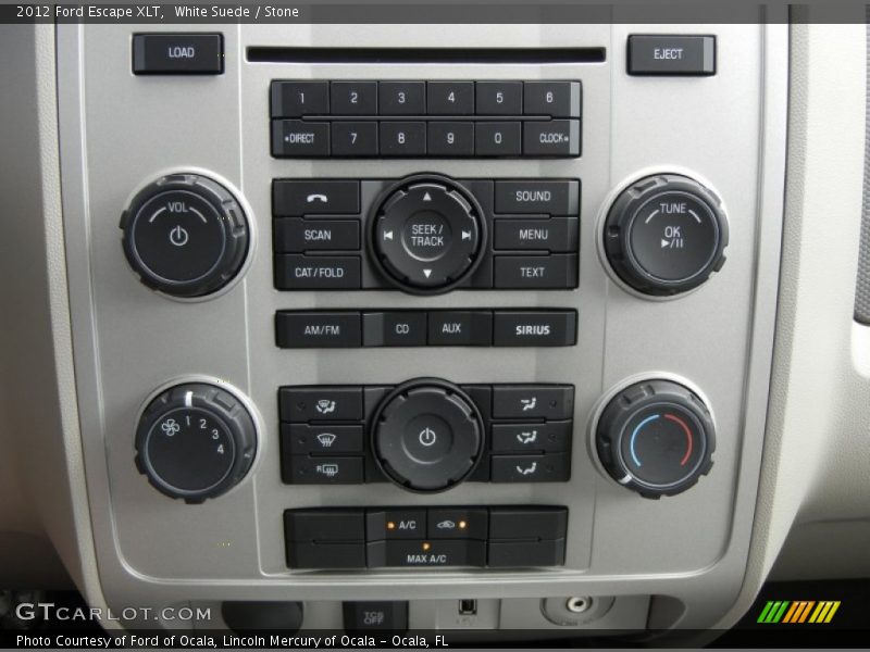 White Suede / Stone 2012 Ford Escape XLT