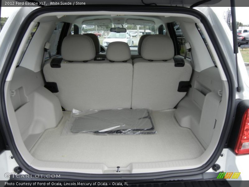 White Suede / Stone 2012 Ford Escape XLT