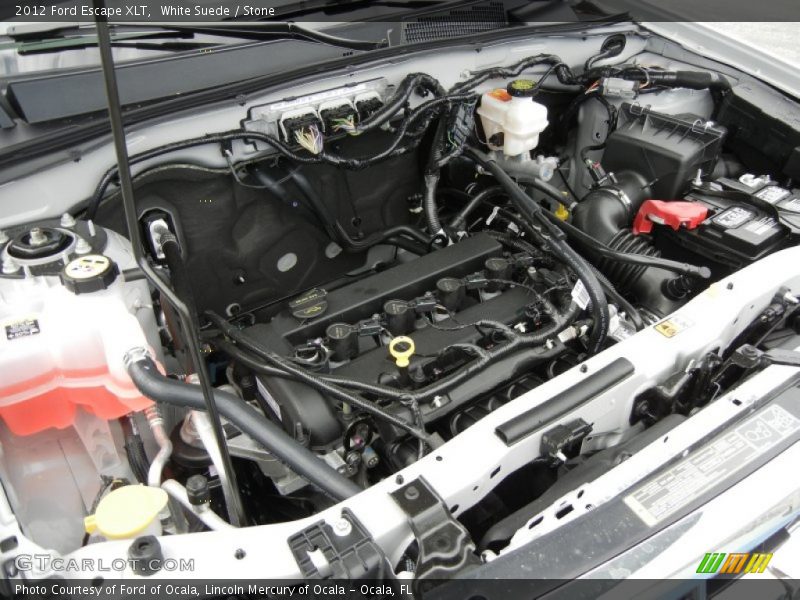 White Suede / Stone 2012 Ford Escape XLT