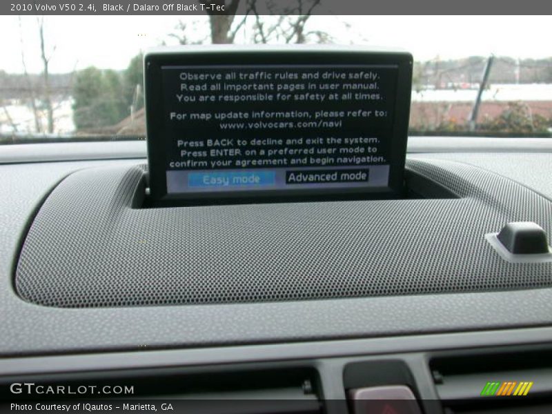 Black / Dalaro Off Black T-Tec 2010 Volvo V50 2.4i