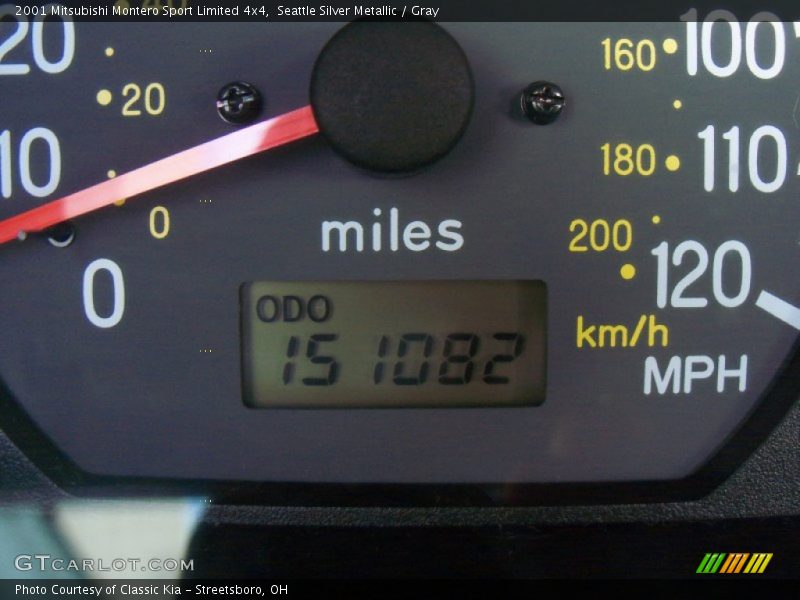 Seattle Silver Metallic / Gray 2001 Mitsubishi Montero Sport Limited 4x4