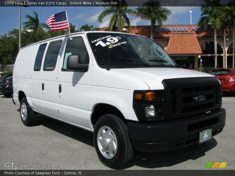 Oxford White / Medium Flint 2009 Ford E Series Van E150 Cargo