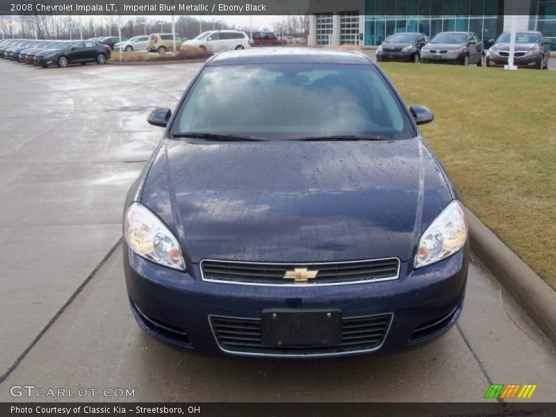 Imperial Blue Metallic / Ebony Black 2008 Chevrolet Impala LT