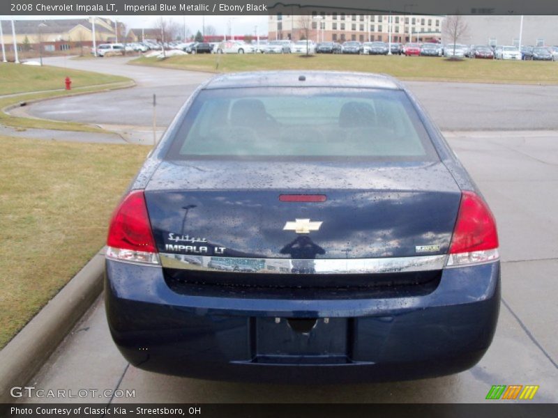 Imperial Blue Metallic / Ebony Black 2008 Chevrolet Impala LT