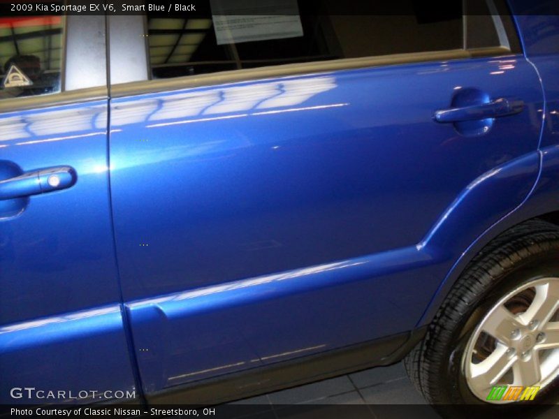 Smart Blue / Black 2009 Kia Sportage EX V6