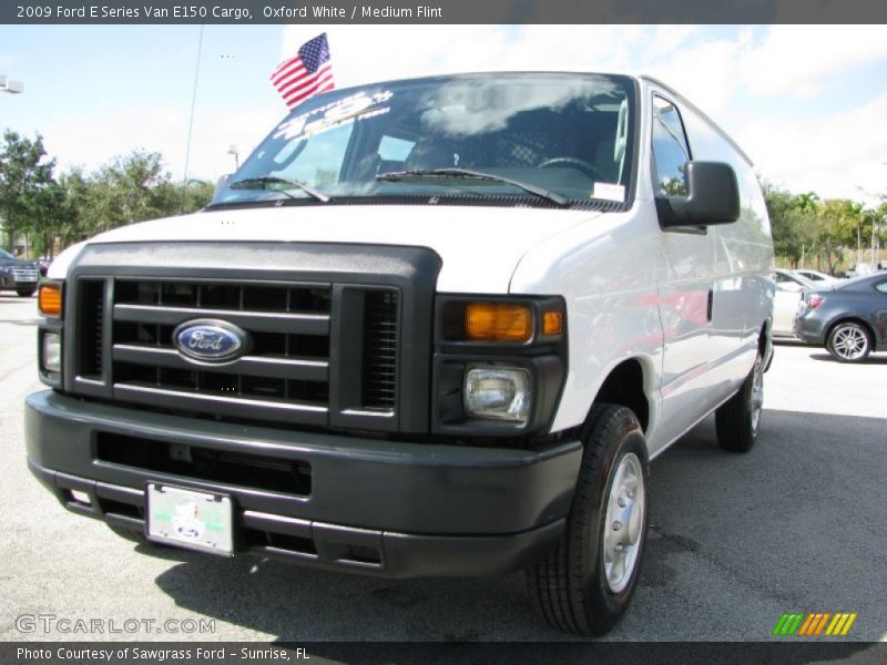 Oxford White / Medium Flint 2009 Ford E Series Van E150 Cargo